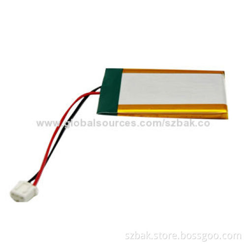 OEM 3.7V/750mAh Lithium Polymer Battery Pack, Manufacturer in Shenzhen China, High-energy Density
